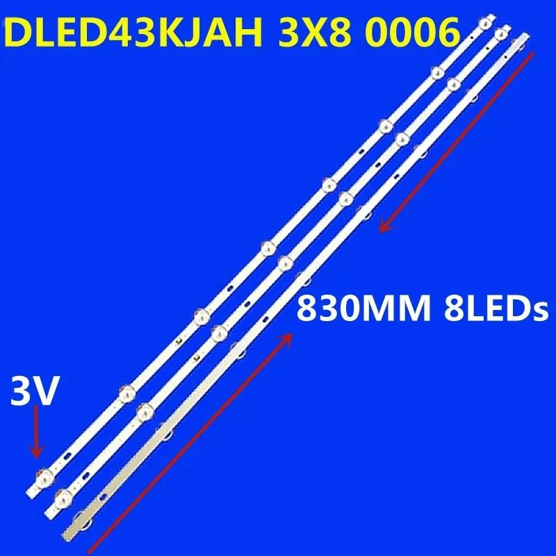 LED Ʈ Ʈ, 830mm, 10 Ʈ, 8 , DLED43KJAH 3X8 0006 ̵ Ptv4317ileD PTV-4317ILED